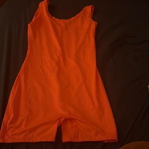 Orange bodysuit never worn